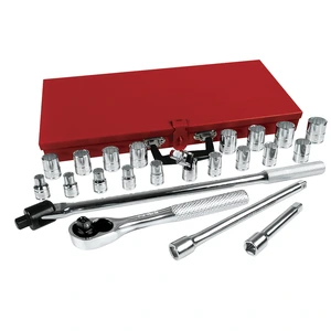 Urrea-54210 / 54210 Juego de dados y accesorios cuadro de 1/2" métrico, 23 piezas Urrea