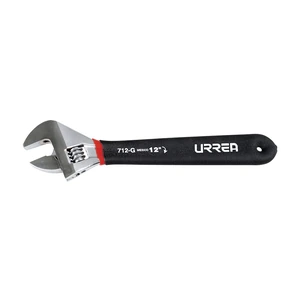 Urrea-712G / 712G Llave ajustable cromada con mango Rubber grip 12" Urrea