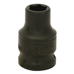 Dado de impacto cuadro de 3/8", 6 puntas, métrico Urrea
