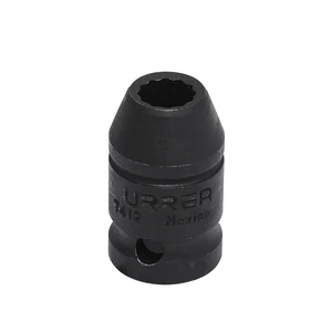 Dado de impacto cuadro de 1/2", 12 puntas, en pulgadas Urrea
