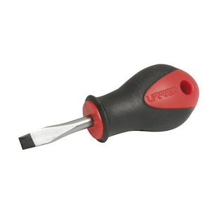 Destornillador con mango bimaterial, tipo trompo punta plana barra redonda 1/4" x 1-1/2" Urrea