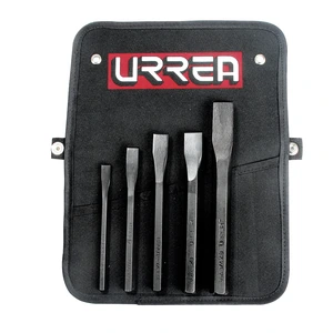 Urrea-86A / 86A Juego combinado de cinceles corta frío, 5 piezas Urrea