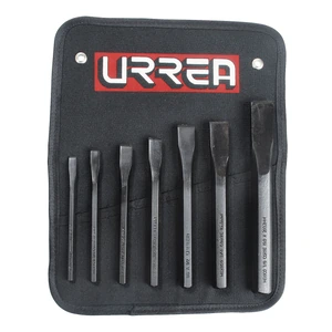 Urrea-86B / 86B Juego combinado de cinceles corta frío, 7 piezas Urrea