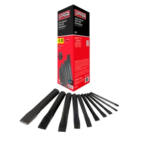Urrea-86DC / 86DC Juego combinado de cinceles co rta frío, 10 piezas en caja