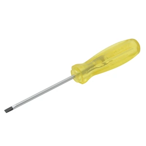 Urrea-9642 / 9642 Destornillador con mango ámbar, punta cabinet barra redonda 1/4" x 12" Urrea