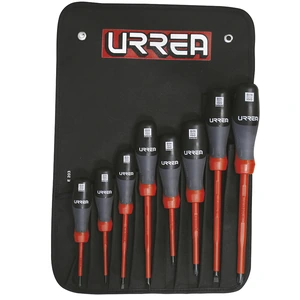 Urrea-9700TA / 9700TA Juego de destornilladores con mango trimaterial 1000 V combinados, 8 piezas Urrea
