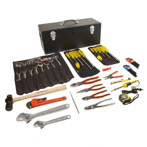 Urrea-98161 / 98161 Juego básico industrial para instrumentista calibrador en pulgadas, 64 piezas caja D7C20 Urrea