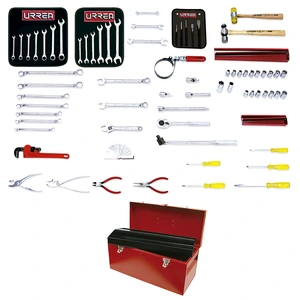 Urrea-9910 / 9910 Juego combinado automotriz para mantenimiento 71 piezas, con caja D6 Urrea