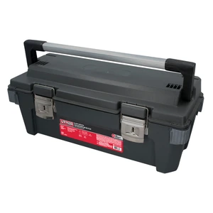 Urrea-9921 / 9921 Caja portaherramientas plástica con broches metálicos color negro 25" x 11" x 10" Urrea