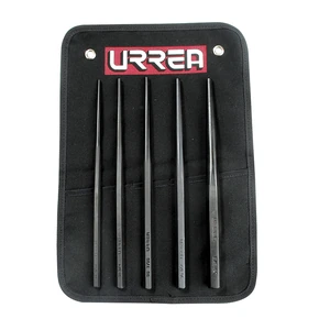 Juego de punzones guía botador largos,  5 piezas Urrea
