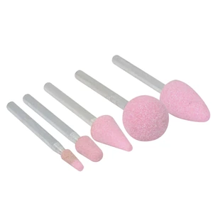 Juego de puntas montadas óxido de aluminio rosas tipo B, 5 piezas Urrea
