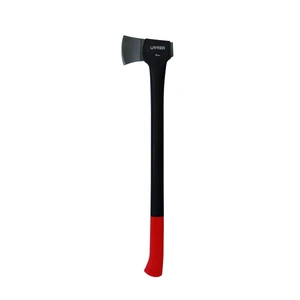 Urrea-AX28 / AX28 Hacha taladora de cabeza forjada en acero con mango de fibra de vidrio anti-impacto 28" Urrea