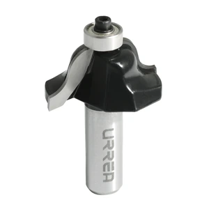 Urrea-BR1204 / BR1204 Broca para router de acero romana con balero 1-5/8" zanco de 1/4" Urrea