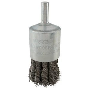 Carda copa trenzada alambre con zanco 1/4" Urrea