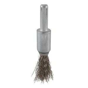 Carda copa ondulada alambre fino de acero inoxidable con zanco 1/4" Urrea