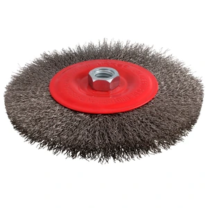 Urrea-C959 / C959 Carda circular alambre de acero inoxidable 6" x 0.30 mm con rosca M14 Urrea