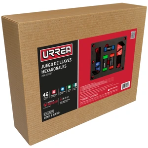 Urrea-CH172P / CH172P Juego de llaves hexagonales ti po  inT in en pulgadas 46 piezas, CH172P-C