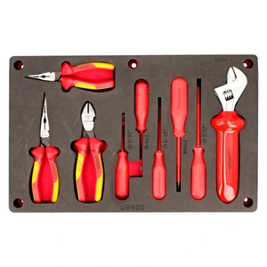 Urrea-CH214P / CH214P Juego combinado de herramienta s 1000 V 9 piezas, CH214P-C