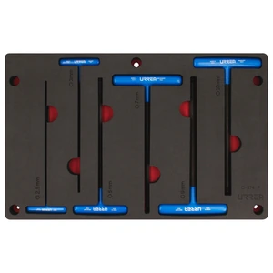Urrea-CH274P / CH274P Juego de llaves hexagonales tipo "T" métricas 7 piezas, CH274P-C Urrea