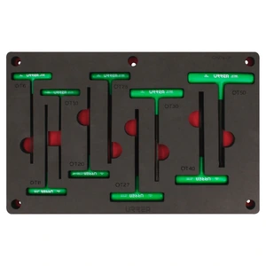 Urrea-CH276P / CH276P Juego de llaves hexagonales tipo "T" Torx 9 piezas, CH276P-C Urrea