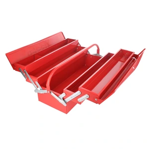 Urrea-CMA3 / CMA3 Caja portaherramientas metálica tipo acordeón roja 7" x 21" x 8" Urrea
