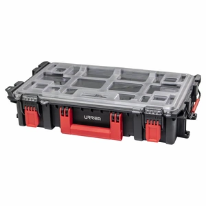 Urrea-CMI4 / CMI4 Caja modular plástica color ne gro con organizadores 21-1/2 in x 13-1/2 in x 4-1/2 in
