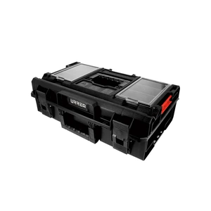Urrea-CPM7 / CPM7 Caja portaherramientas plástica modular con compartimentos color negro 23" x 15" x 7" Urrea