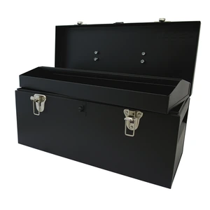 Urrea-D6C20 / D6C20 Caja portaherramientas metálica con asa metálica color negro 20" x 8" x 9" Urrea
