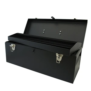 Urrea-D7C20 / D7C20 Caja portaherramientas metálica con asa metálica color negro  24" x 9" x 9" Urrea