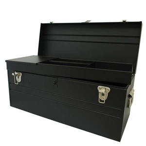 Urrea-D8C20 / D8C20 Caja portaherramientas metálica con asa metálica color negro 23" x 10" x 11" Urrea