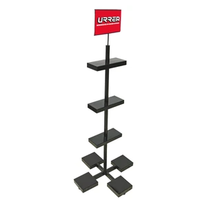 Urrea-DB1401E / DB1401E Exhibidor de piso para gatos b otella 73.5 cm x 73.5 cm x 175 cm
