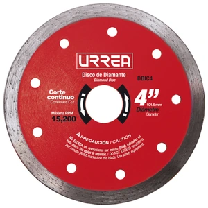 Urrea-DDIC4 / DDIC4 Disco de diamante continuo, 4" Urrea