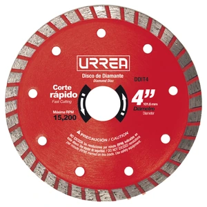 Disco de diamante turbo Urrea