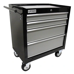Urrea-H27M4 / H27M4 Gabinete móvil 4 gavetas color negro serie H 27" Urrea