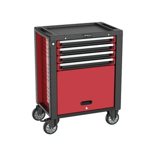 Urrea-HD28M4 / HD28M4 Gabinete móvil 4 gavetas color rojo y negro serie HD 28" Urrea
