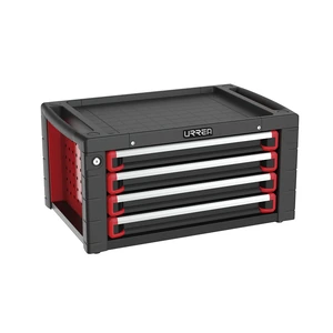 Urrea-HD28S4 / HD28S4 Gabinete superior 4 gavetas color rojo y negro serie HD 28" Urrea