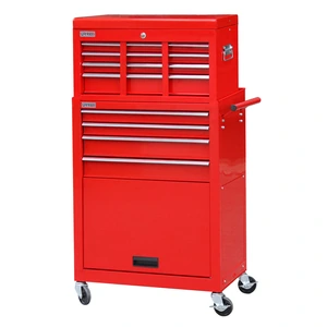 Urrea-I24C10 / I24C10 Gabinete integrado con 10 gavetas color rojo 24" serie I Urrea