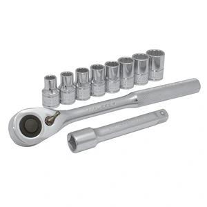Urrea-JBUA01M / JBUA01M Juego de dados y accesorios cuadro de 1/2" métrico, 10 piezas Urrea