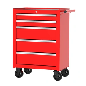 Urrea-P27M5 / P27M5 Gabinete móvil 5 gavetas color rojo serie P 27 in