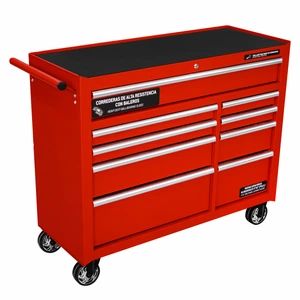 Urrea-P46M9 / P46M9 Gabinete móvil 15 gavetas colo r rojo serie P 46 in