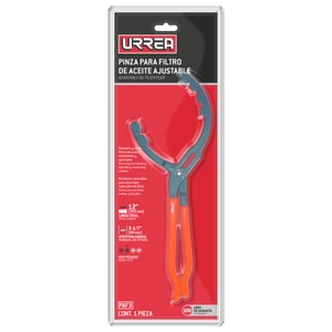 Urrea-PAF3 / PAF3 Pinza ajustable para filtros de aceite 2-23/64" a 3/17" de 12" Urrea