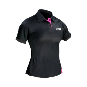 Playera tipo polo dry fit para dama color negro talla