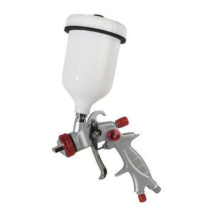 Pistola para pintar con alimentación de gravedad, capacidad 600 ml PSI Urrea