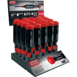 Urrea-RADE15MS / RADE15MS Exhibidor con destornilladores tipo revólver, 20 piezas