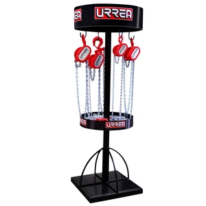 Urrea-RPOLC / RPOLC Rack con polipastos manuales, 4 piezas
