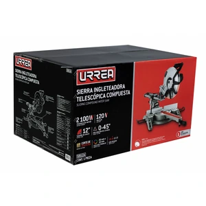 Urrea-SI912A / SI912A Sierra de inglete telescópica 12" 2100 W Urrea