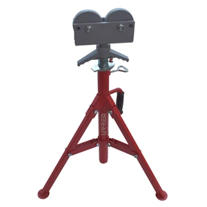 Soporte para tubo con cabezal de rodillo ajustable de 32 in a 55 in