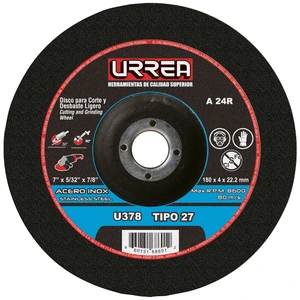 Disco t/27 inox 7x5/32 ine/pes Urrea