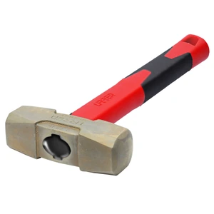 Urrea-UH68FG / UH68FG Marro de bronce-aluminio antichispa de 4lb con mango corto de fibra de vidrio 14" Urrea