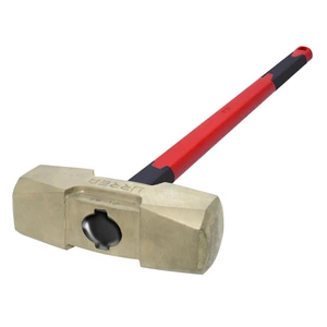 Urrea-UH71FG / UH71FG Marro de bronce-aluminio antichispa de 7.5lb con mango extra largo de fibra de vidrio 34" Urrea